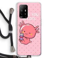 Love You A Lotl: Oppo A94 5G Transparant Hoesje met koord