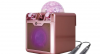 N-GEAR Disco Block 410 - Karaokeset - Bluetooth Speaker - Partybox met 2 Microfoons - Space Pink - Limited Edition