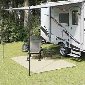 VidaXL Tenttapijt 4x2 m crèmekleurig