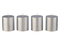 LIVARNO home Set van 4 kaarsen (Zilver)