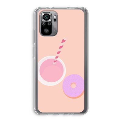 Donut: Xiaomi Redmi Note 10S Transparant Hoesje