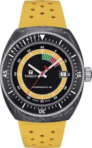 Horlogeband Tissot T1454079705700 Rubber Geel