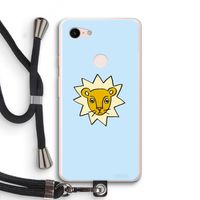 Kleine leeuw: Pixel 3 XL Transparant Hoesje met koord
