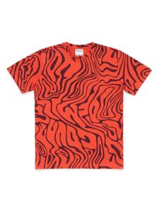 Marcelo Burlon County Of Milan Kids t-shirt AOP à imprimé graphique - Orange