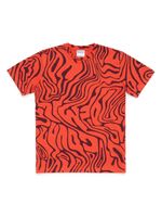 Marcelo Burlon County Of Milan Kids t-shirt AOP à imprimé graphique - Orange