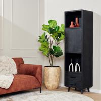 Boekenkast Omaha Black | 55 cm STF-12557