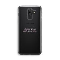 uzelf graag zien: Samsung Galaxy J8 (2018) Transparant Hoesje