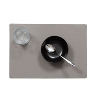 Stevige luxe Tafel placemats Plain taupe 30 x 43 cm   -