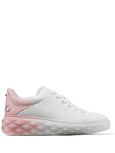 Jimmy Choo baskets Diamond Maxi en cuir - Blanc