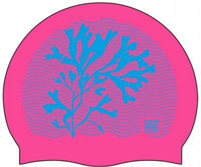 Swim Secure badmuts siliconen roze/blauw one-size