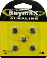 Raymax batterij knoopcel 1.5V ag13/LR44 5 dlg alkaline