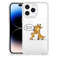 Apple iPhone 14 Pro Max Stevig Bumper Hoesje Giraffe