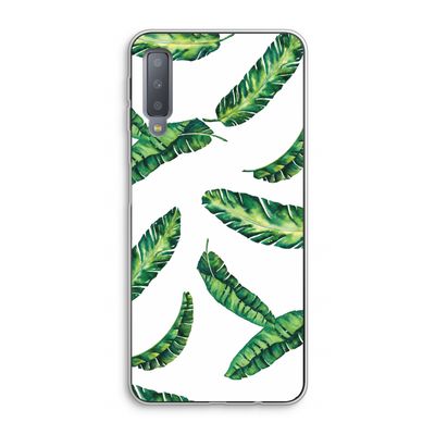Lange bladeren: Samsung Galaxy A7 (2018) Transparant Hoesje