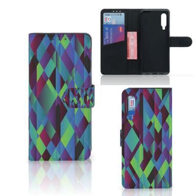 Xiaomi Mi 9 | Book Case | Abstract Green Blue
