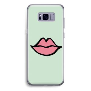 Kusje: Samsung Galaxy S8 Transparant Hoesje