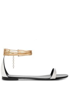 Giuseppe Zanotti sandales Kay à ornements - Blanc