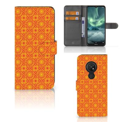 Nokia 7.2 | Nokia 6.2 | Telefoon Hoesje | Batik Oranje