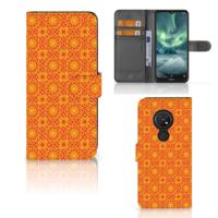 Nokia 7.2 | Nokia 6.2 | Telefoon Hoesje | Batik Oranje