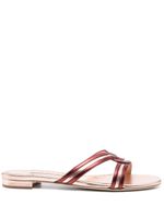 Manolo Blahnik claquettes Gasachan en cuir - Rose Manolo Blahnik claquettes Gasachan en cuir - Rose