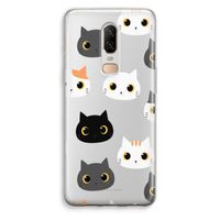 Katten: OnePlus 6 Transparant Hoesje