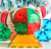 Magnetische Tegel Dome pack, 18 stuks | Learn & Grow Toys