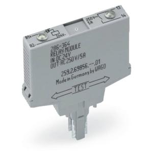 WAGO 286-364 Steekrelais 24 V/DC 5 A 1x NO 1 stuk(s)