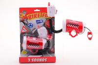 Bike Fun Brandweer sirene met microfoon