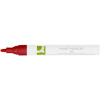 Q-CONNECT paint marker, op oliebasis, ronde punt, rood