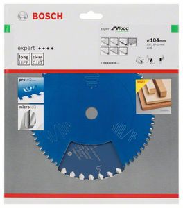 Bosch Accessoires Cirkelzaagblad expert for Wood 184x20x2.6/1.6x40 T - 2608644039