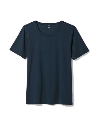 HEMA Dames T-shirt Donkerblauw (donkerblauw)