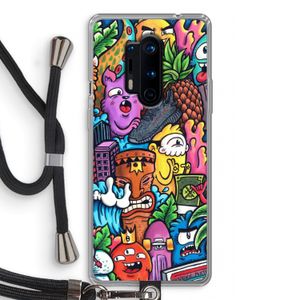 Vexx Mixtape: OnePlus 8 Pro Transparant Hoesje met koord