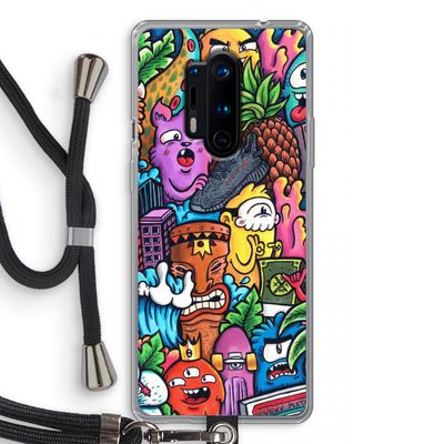 Vexx Mixtape: OnePlus 8 Pro Transparant Hoesje met koord