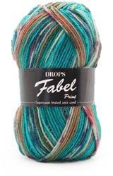 Drops Fabel Print 162 Blue-sea