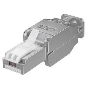 Goobay CAT6 RJ45 connector plug - STP - RJ45 - voor internetkabels - ethernet kabel - CAT kabel - gereedschapsloos
