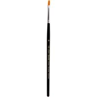 Creativ Company Gold line penselen, plat, afm 4, l: 18,5 cm, b: 2 mm, 12 stuk/ 1 doos