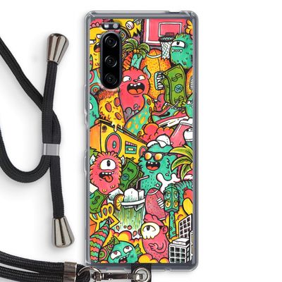 Vexx City: Sony Xperia 5 Transparant Hoesje met koord