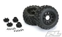 Proline Badlands 2.8" set wielen (electro 4X4: FR/RR, electro 2WD: FR/RR) - 12mm (PL10125-10) - thumbnail