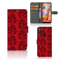 Samsung Galaxy M11 | A11 Hoesje Red Roses - thumbnail