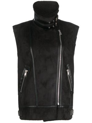 LIU JO Bodywarmer van imitatie lamswol - Zwart