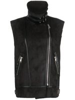 LIU JO Bodywarmer van imitatie lamswol - Zwart - thumbnail