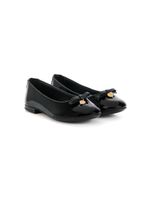 Dolce & Gabbana Kids ballerines vernies - Noir - thumbnail