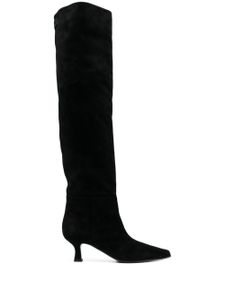 3juin bottes en cuir 50 mm - Noir