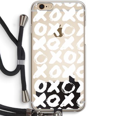 XOXO: iPhone 6 / 6S Transparant Hoesje met koord