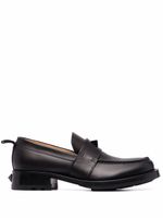 Valentino Garavani mocassins Roman Stud en cuir - Noir