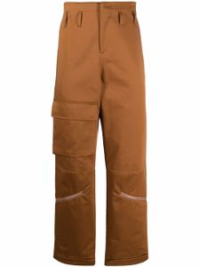 424 pantalon à taille haute - Marron