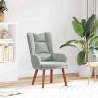 Fauteuil Lichtgrijs 63 x 67 x 94 cm Fluweel