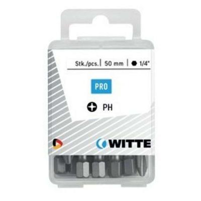 Set van tips WITTE Phillips PH2 10 Stuks 10 Onderdelen
