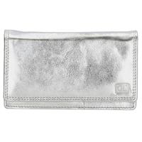 Double-D Overslag Portemonnee L RFID Zilver