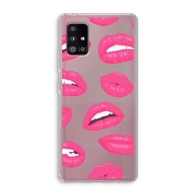 Bite my lip: Samsung Galaxy A51 5G Transparant Hoesje