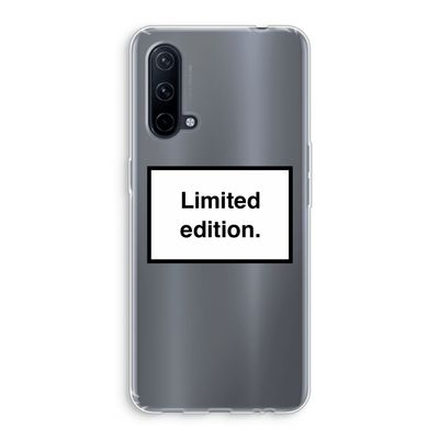 Limited edition: OnePlus Nord CE 5G Transparant Hoesje